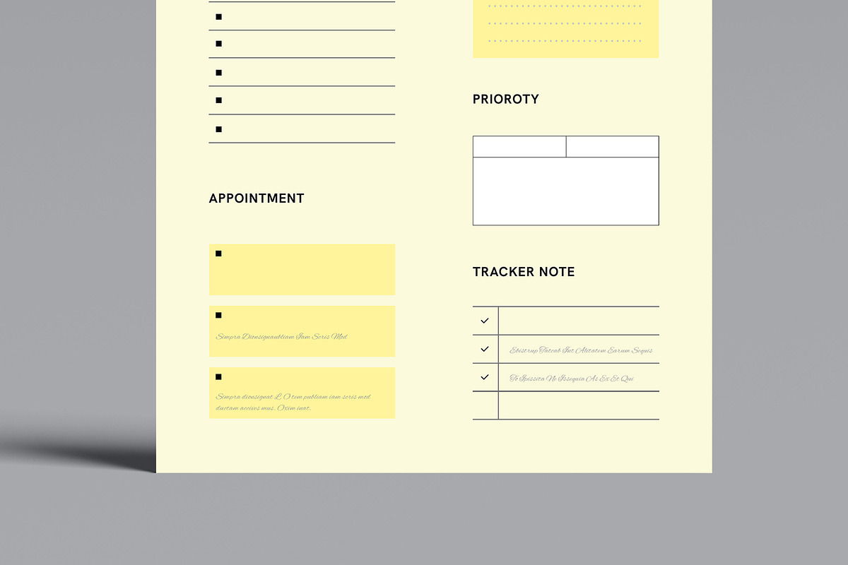 Daily Productivity Planner, a Stationery Template by MightyDesign (Photo 4 of 8)