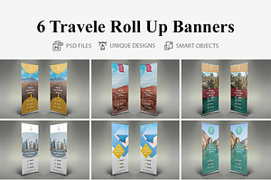 6 Furniture Roll Up Banners SK