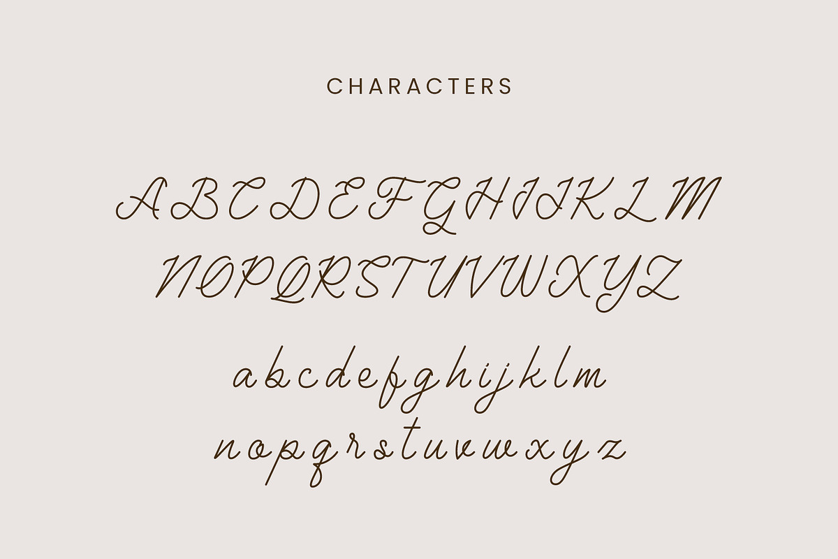 Glanbois - Monoline Script Font, a Script Font by Favo Write (Photo 8 of 12)
