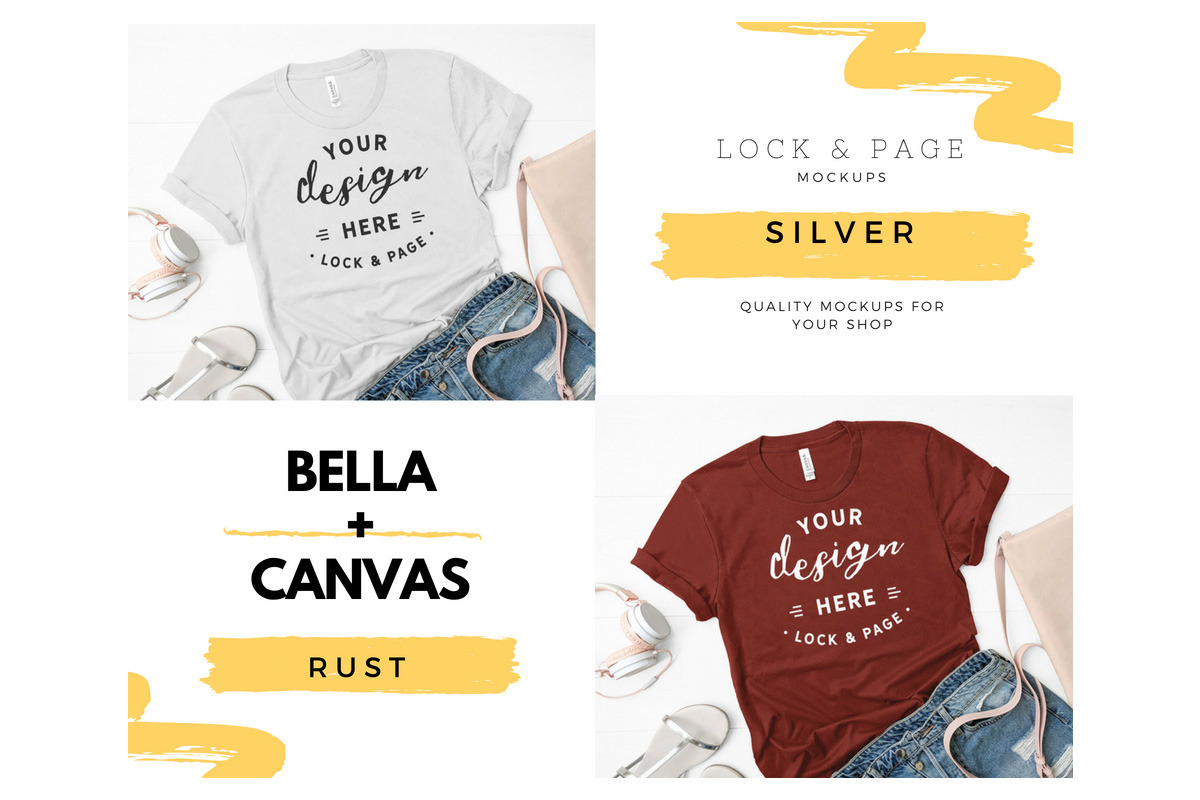Bella Canvas 3001 Mega Bundle Mockup, a Shirt Mockup by lock and page (Photo 47 of 84)