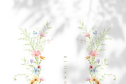 Watercolor AIRY WILDFLOWER Clipart, a Decorative Illustration by Beigetime (Thumbnail 10 of 16)
