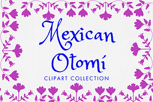 Royal Pink Otomi Illustrations
