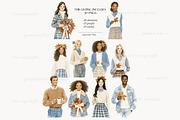 Fall Clipart | Cozy Autumn Elegant, a Seasonal Illustration by GlamArtZhanna (Thumbnail 4 of 8)