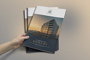 Modern Real Estate Brochure Template, a Brochure Template by VectStock (Thumbnail 2 of 6)