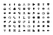 300 Network and Communications Icons, a Solid Icon by Creative Stall (Thumbnail 2 of 5)