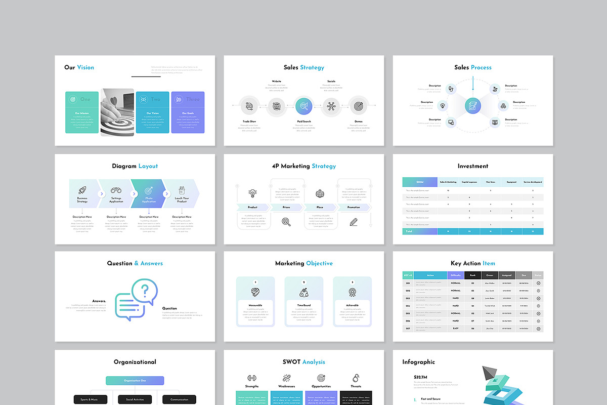 Marketing Plan Presentation Template, a Presentation Template by GenerousArt (Photo 8 of 8)