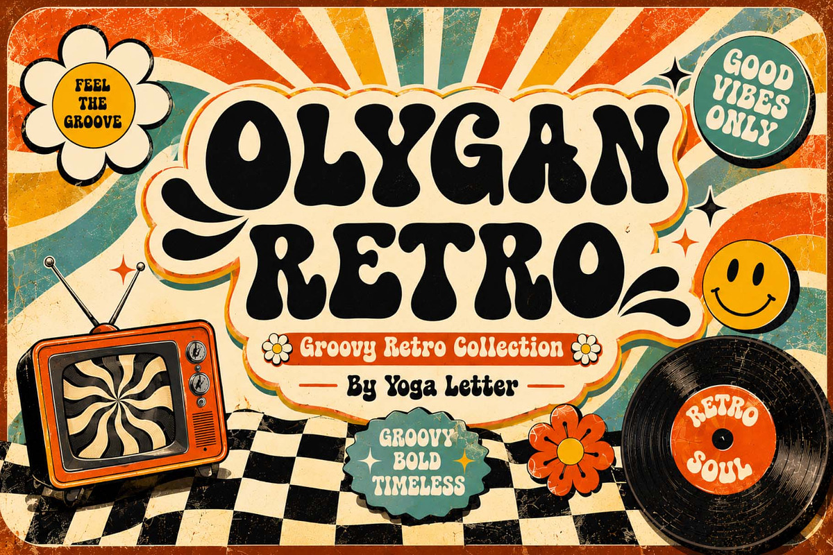Olygan Retro, a Blackletter Font by Yoga Letter (Photo 1 of 10)