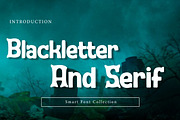 Blackletter And Serif, a Font by Wow Magic (Thumbnail 1 of 3)