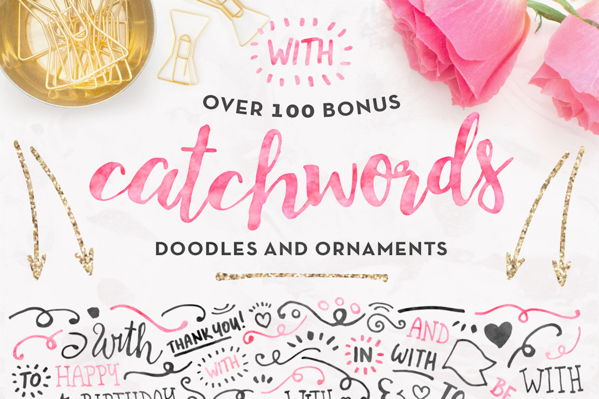 Soulmates Script Typeface + EXTRAS! preview 4