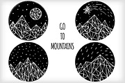 Call of mountains 25% discount!, an Object Graphic by CreativeJourney (Thumbnail 1 of 4)