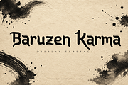 Baruzen Karma Font, a Handwritten Font by Letterhanna Studio (Thumbnail 1 of 7)
