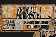 BORN TO RIDE- Weird Display Typeface, a Sans Serif Font by Gassstype (Thumbnail 2 of 8)