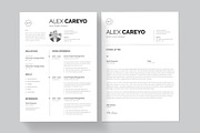 Resume/CV | Word, a Resume Template by Pixelpick (Thumbnail 2 of 4)