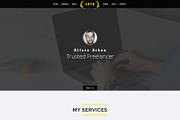 Saya One Page Personal PSD Template, a Landing Page Template by uzistudio (Thumbnail 2 of 4)