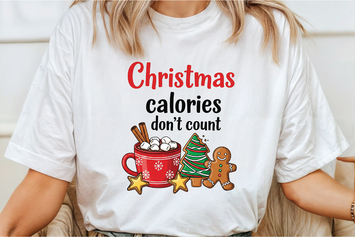 Christmas Calories Dont Count Png, an Illustration by Libby Wishes (Photo 2 of 5)