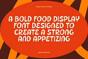 Peanut Waffle - Food Display Font, a Sans Serif Font by Pekotype (Thumbnail 2 of 15)