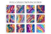 Rainbow Geode Textures, a Texture Graphic by Artful Assets Boutique (Thumbnail 2 of 4)