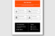 Travel Email Newsletter Layout, an UI Kit Template by MightyDesign (Thumbnail 5 of 8)