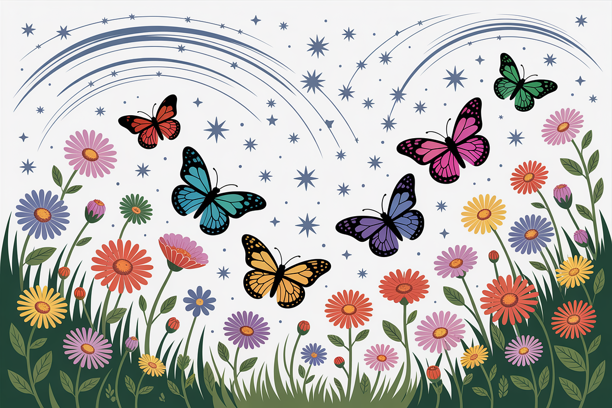 Wildflower Celestial Bundle, an Illustration by Amazin_art (Photo 7 of 11)