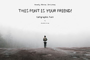 Stocking Suffer Calligraphy Font, a Script Font by n.A Studio (Thumbnail 6 of 9)