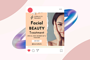 Beauty Salon Instagram Templates, a Social Media Template by Adored Templates (Thumbnail 6 of 10)
