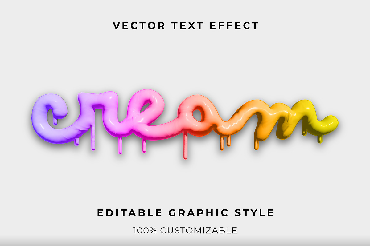 Dripping Gradient Text Effect