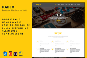 Pablo - Business Template, a Bootstrap Template by Studio Ember