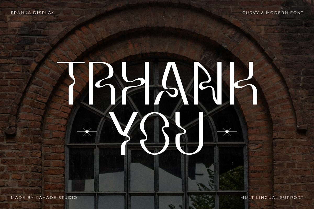 Franka - Modern Curvy & Wavy Font, a Sans Serif Font by Kahade Studio (Photo 20 of 20)