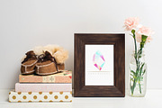 Spring Picture Frame Mockup Bundle, a Print Template by Ashley Alexandra Design (Thumbnail 6 of 8)