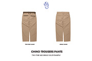 Chino Trousers Pants Mockup, a Bottom Mockup by made_by_nope (Thumbnail 3 of 5)
