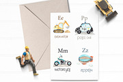 Watercolor Transport alphabet, an Object Graphic by Ana-Sakuta (Thumbnail 10 of 14)