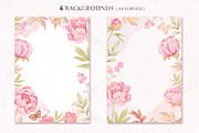 Marshmallow Watercolor Peonies, an Illustration by Irina Diasli (Thumbnail 3 of 12)