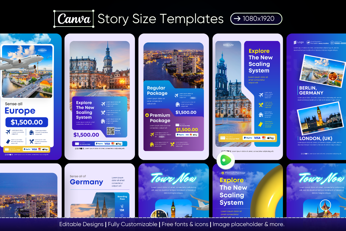 TourPro – Travel&Tour Canva Template, a Social Media Template by Exceptionalways (Photo 4 of 5)