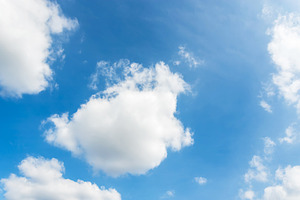 Blue sky background, a Wallpaper Photo by KYNA STUDIO