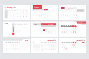 Keynote Calendar 2022 Templates