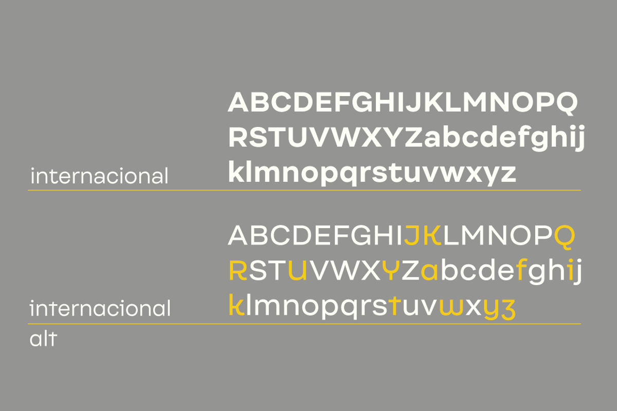 Internacional, a Sans Serif Font by Los Andes Type (Photo 11 of 13)