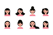 16 cute girls, a Person Illustration by Mymlan Shop (Thumbnail 1 of 2)
