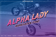 Alpha lady, a Slab Serif Font by iyhulmonsta (Thumbnail 2 of 7)