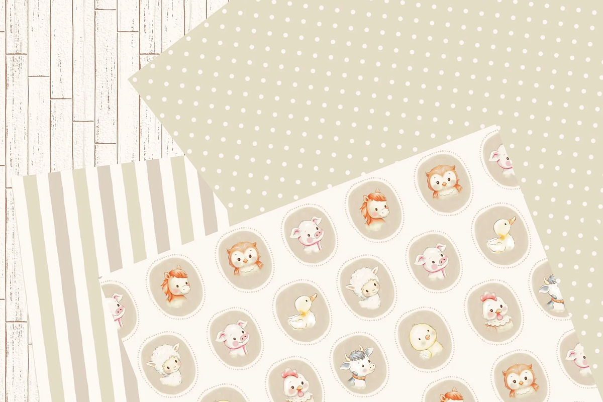 Farm Collection – Digital paper, an Illustration by Lolytop Studio (Photo 4 of 4)