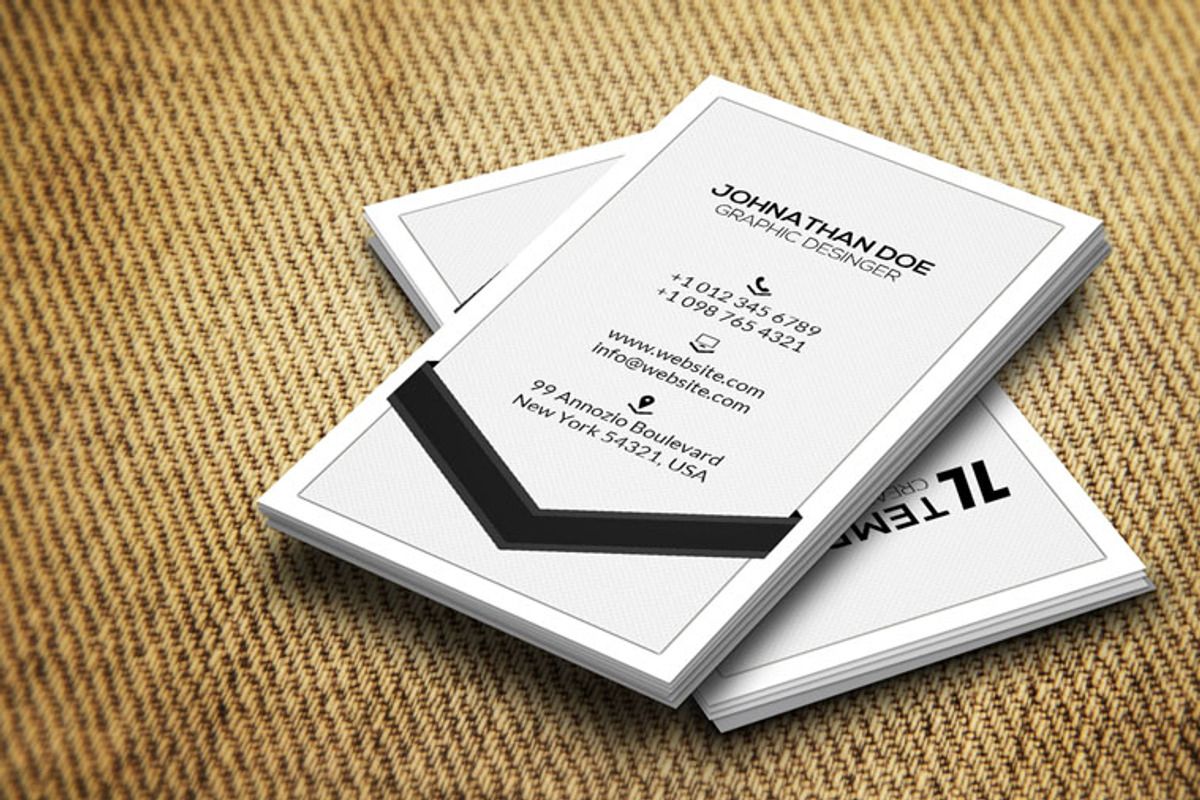 Corporate Business Card CM088, a Business Card Template by annozio (Photo 2 of 4)