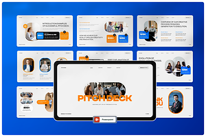 Pitch Deck -  Minimalist Powerpoint, a Presentation Template by Annora Studio