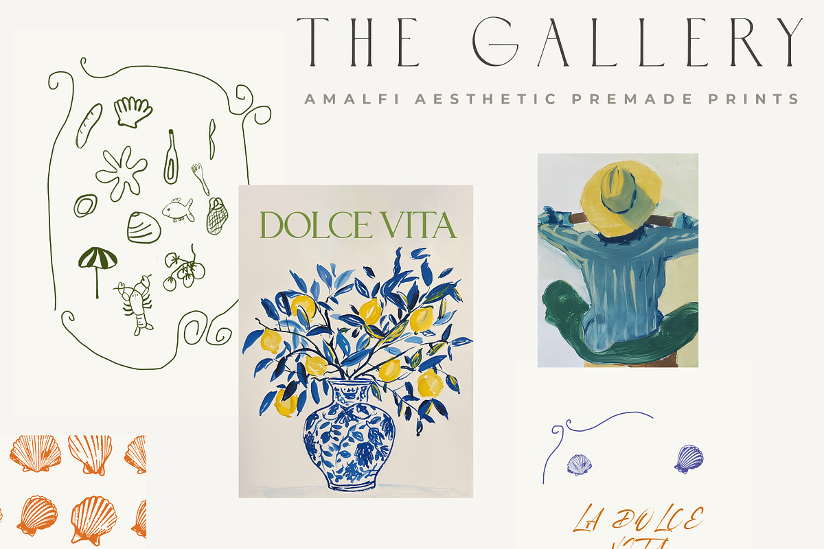 Dolce Vita Amalfi Icons & Prints, an Object Graphic by Laras Wonderland (Photo 7 of 9)