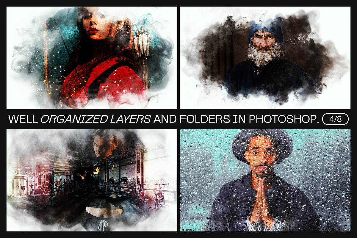 12 Photo Effect Templates, a Layer Style Add-On by iDoodle Studio (Photo 4 of 6)