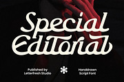 Special Editorial, a Script Font by Letter Fresh (Thumbnail 1 of 13)