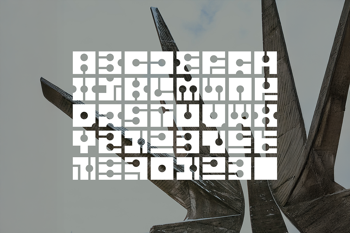Neo Brutalist Display Font, a Sans Serif Font by secret-cache (Photo 5 of 5)