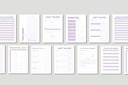 Habit tracker Printable Bundle, a Stationery Template by The Chaos Project (Thumbnail 3 of 9)