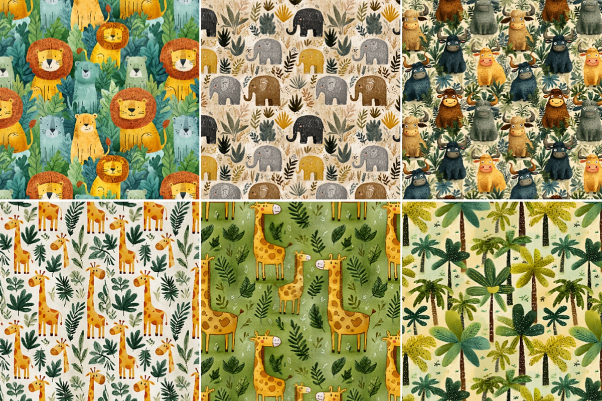 Watercolor Baby Safari Jungle Animal, an Animal Illustration by Nicole Branger Art (Photo 11 of 22)