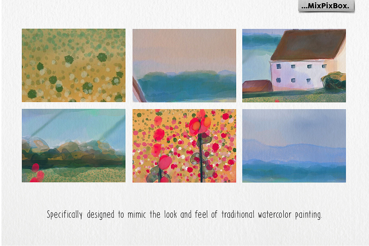 AquaDreams Procreate Brushes, a Brush Add-On by MixPixBox (Photo 8 of 9)