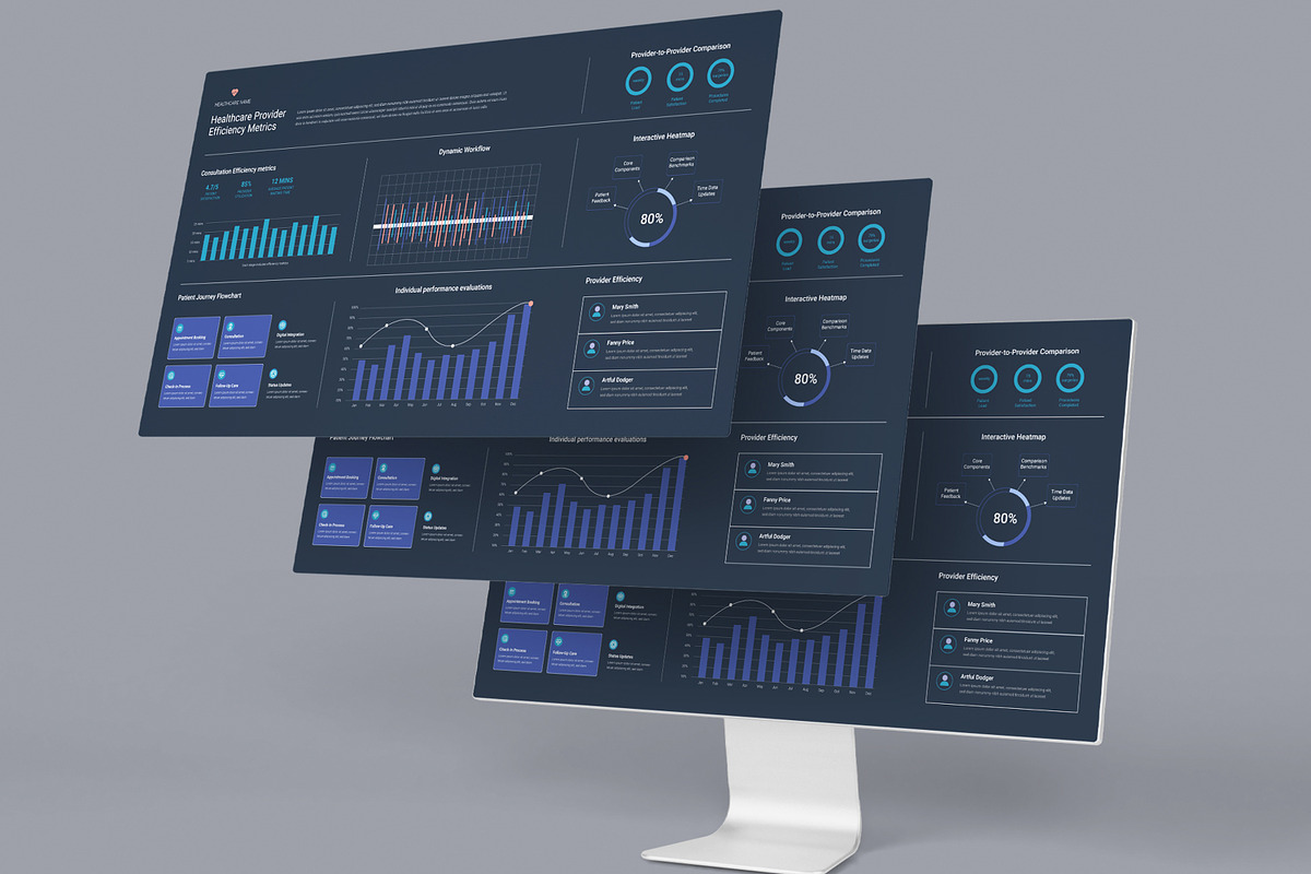 Healthcare Provider Efficiency, an UI Kit Template by MightyDesign (Photo 2 of 6)