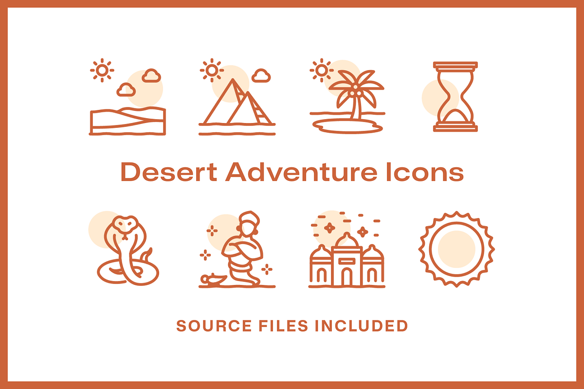 36 Desert Adventure Icons, an Icon by Furnace (Photo 3 of 5)